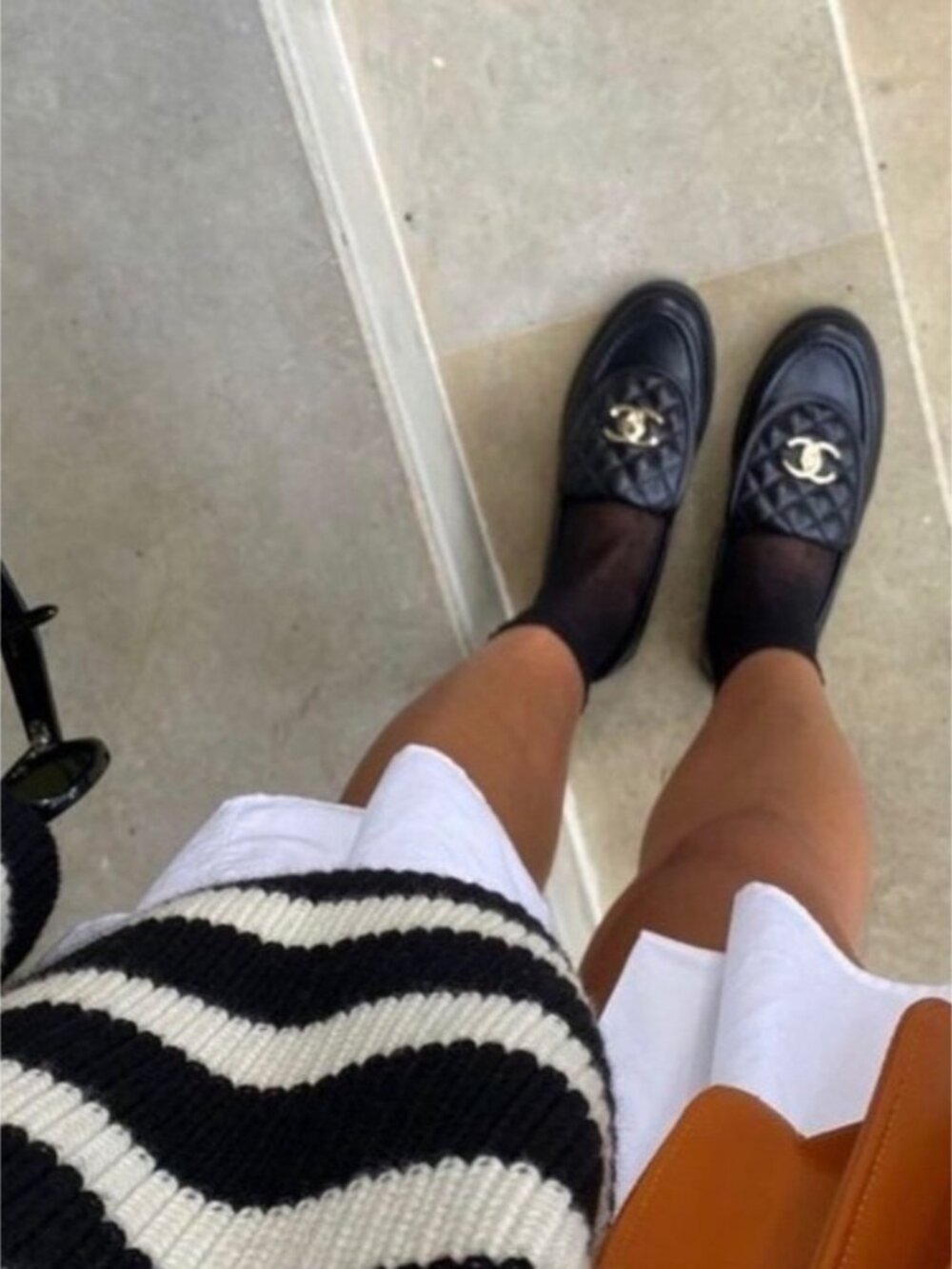 Chanel Quilted CC Turnlock Loafers 38 Black - Picture 9 of 10